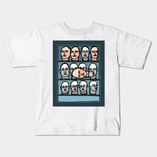 Mannequin Heads Kids T-Shirt